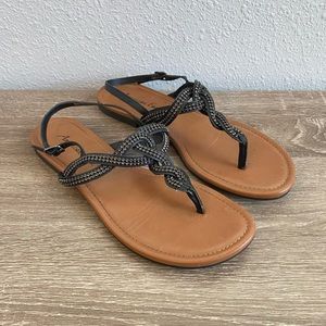 American Eagle beaded sandals size 8